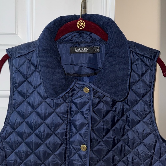 Lauren Ralph Lauren Quilt Vest in Dark Navy, Size Large, NWT - Picture 3 of 11